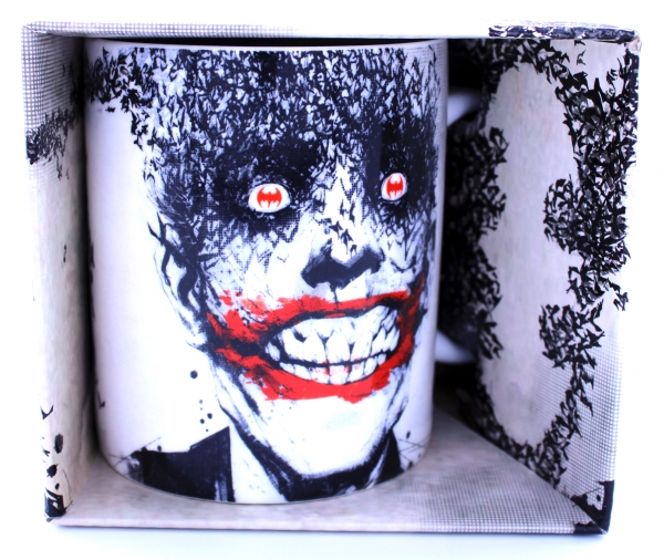 DC Comics Joker Keramik Tasse "Nightmare Joker - Lots of Bats" von Logoshirt